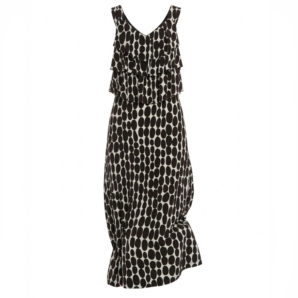Enfocus Studio Black and White Maxi Dress Size 8